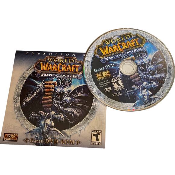 World of Warcraft Wrath of Lich King Computer Game DVD / CD - Picture 3 of 4